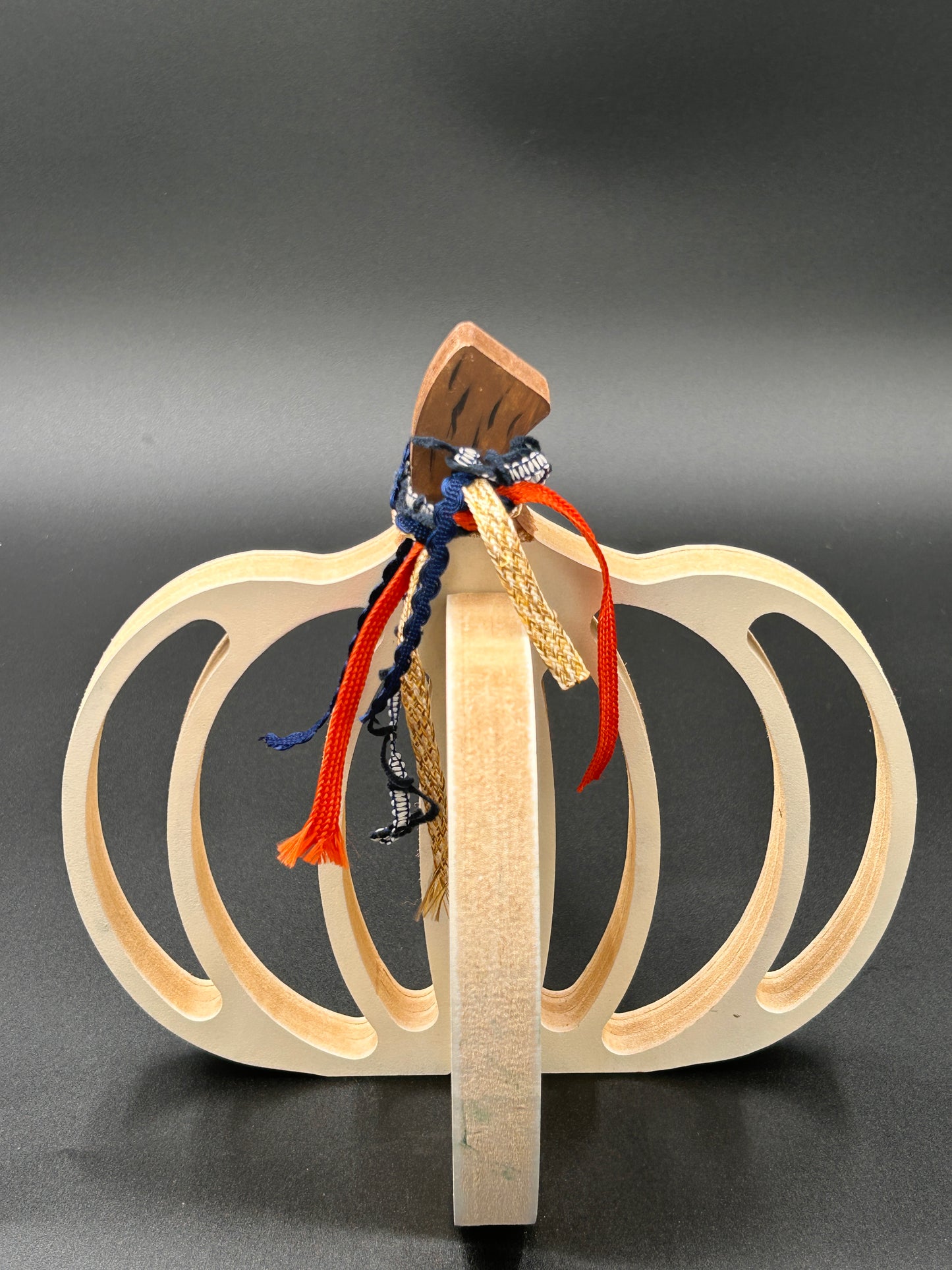 3D Pumpkin with Ribbon