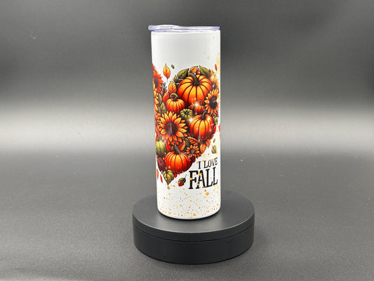 I Love Fall 20oz Stainless Steel Tumbler