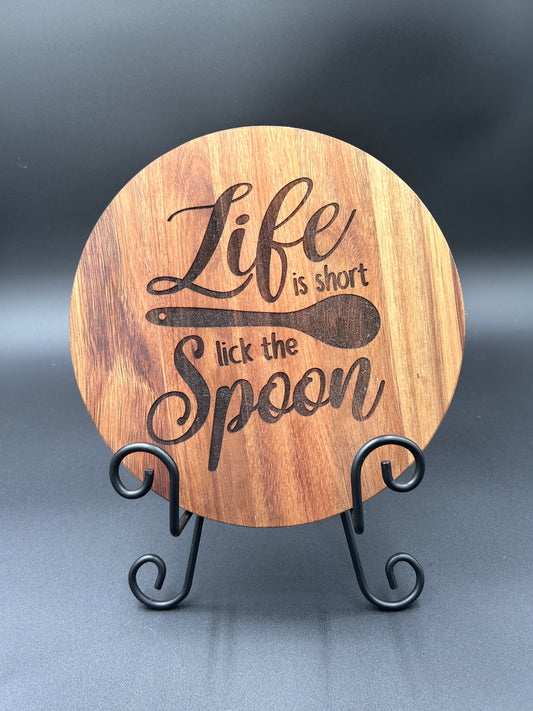 Life is Short Trivet